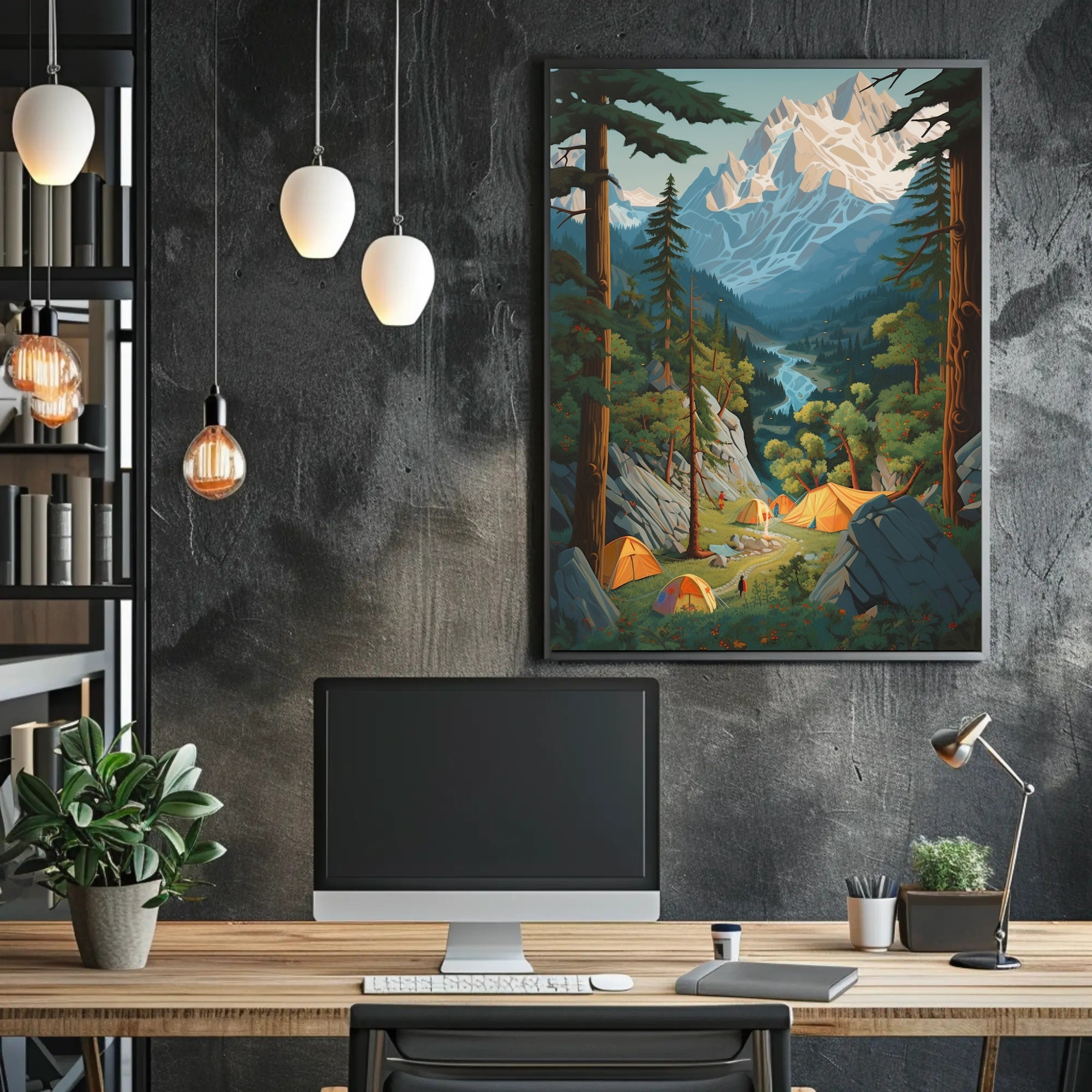 Alpine Adventure Awaits: Nature's Retreat National Park Poster PosterGoat