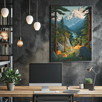 Alpine Adventure Awaits: Nature's Retreat National Park Poster PosterGoat