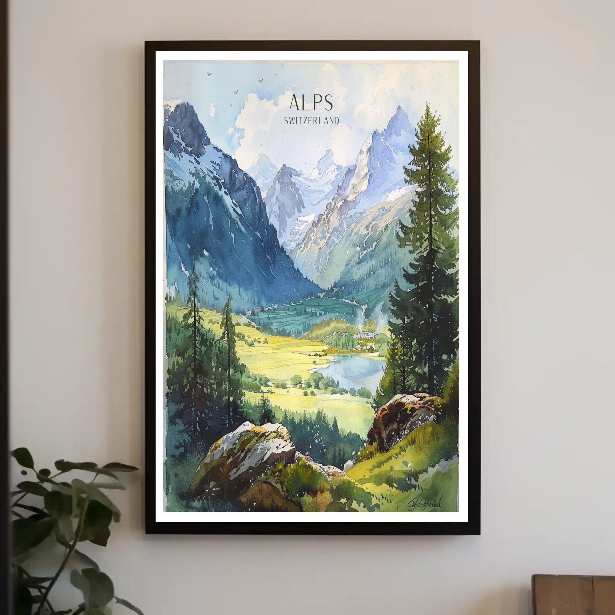 Alps of Switzerland Poster PosterGoat