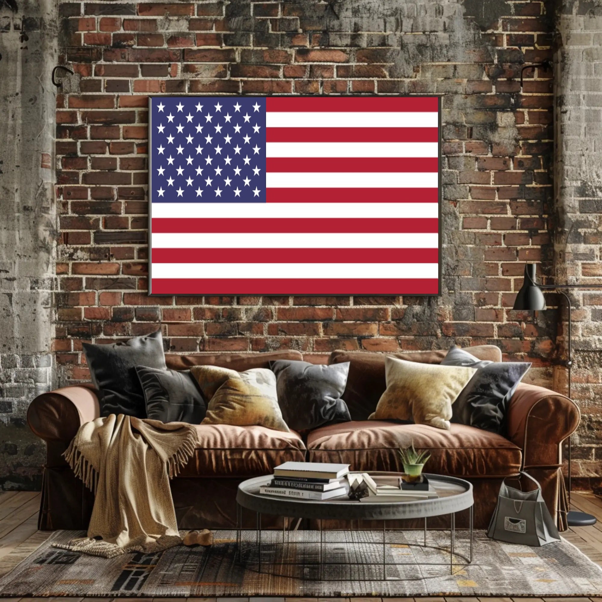 American Flag Poster Celebrating U.S. Heritage and Freedom Country Flag Poster PosterGoat