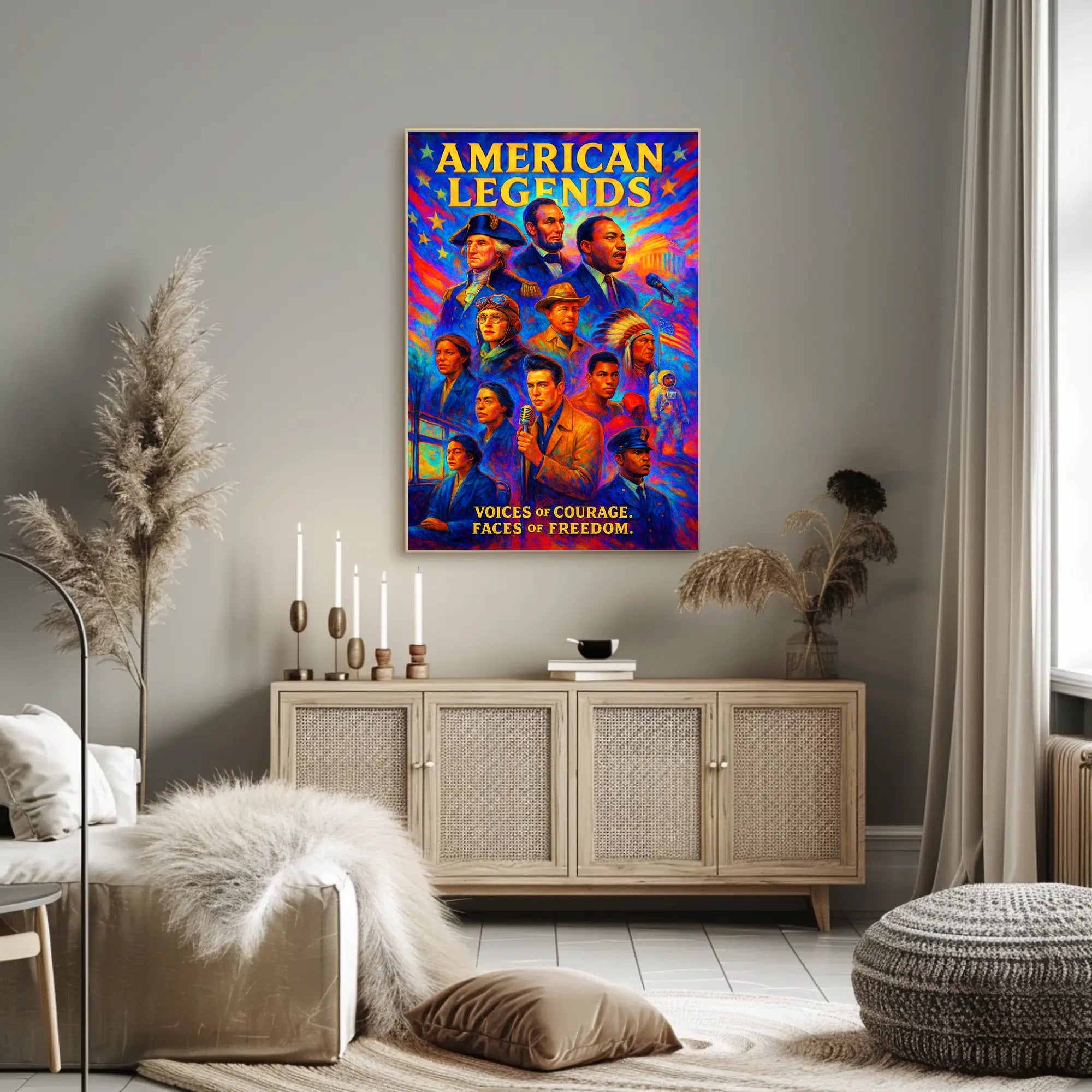 American Legends Poster PosterGoat