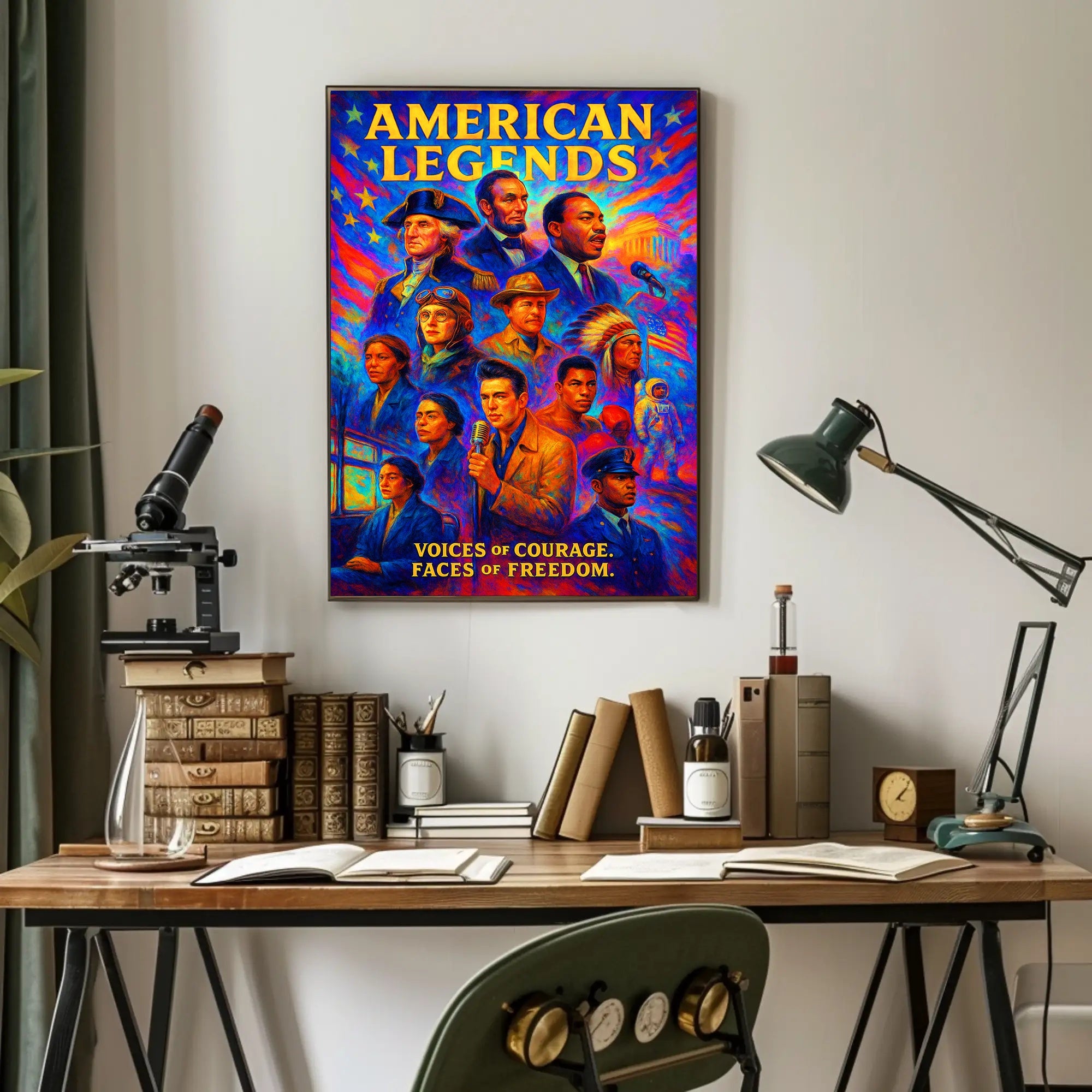American Legends Poster PosterGoat