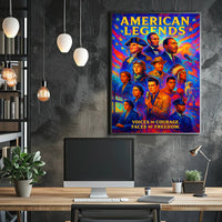 American Legends Poster PosterGoat