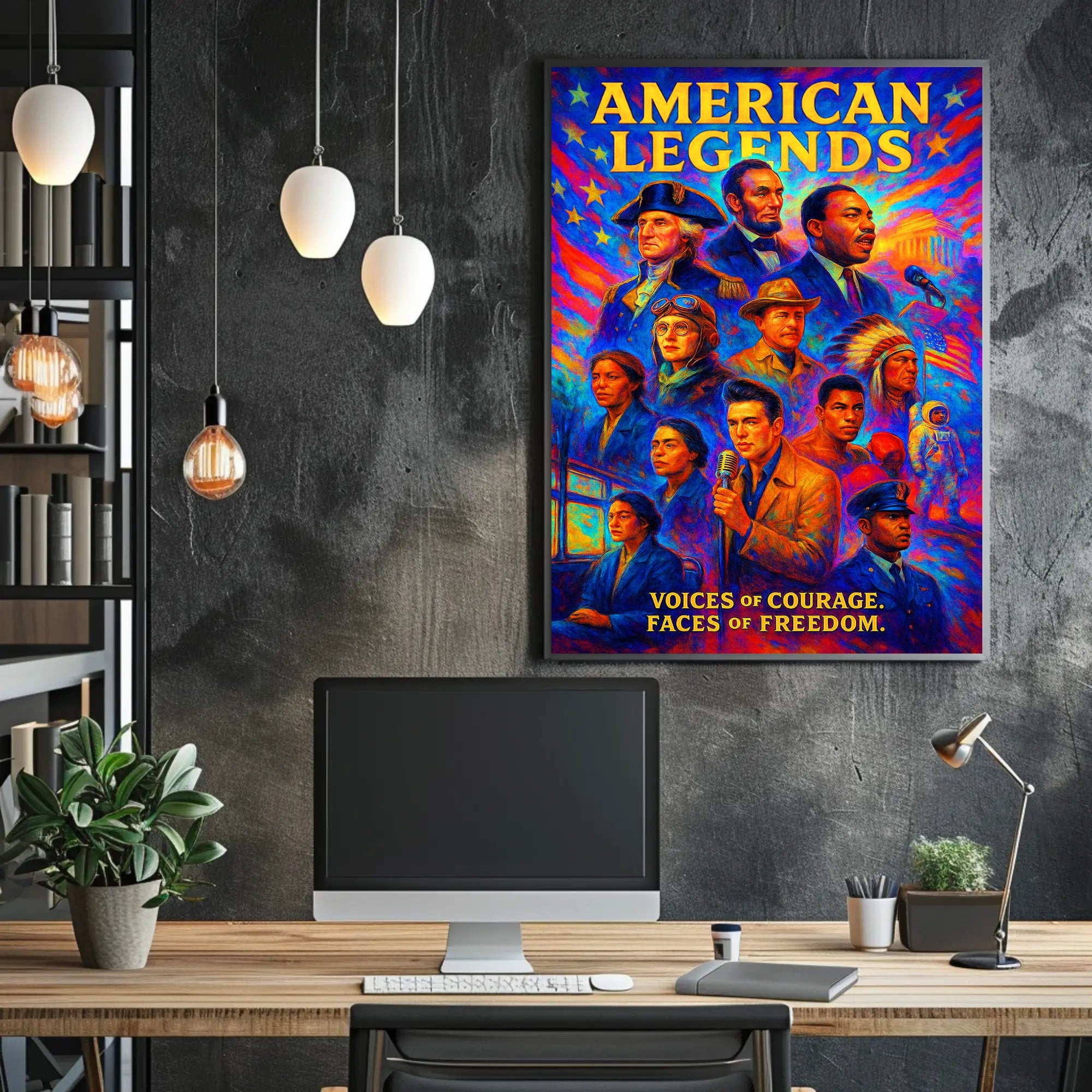 American Legends Poster PosterGoat