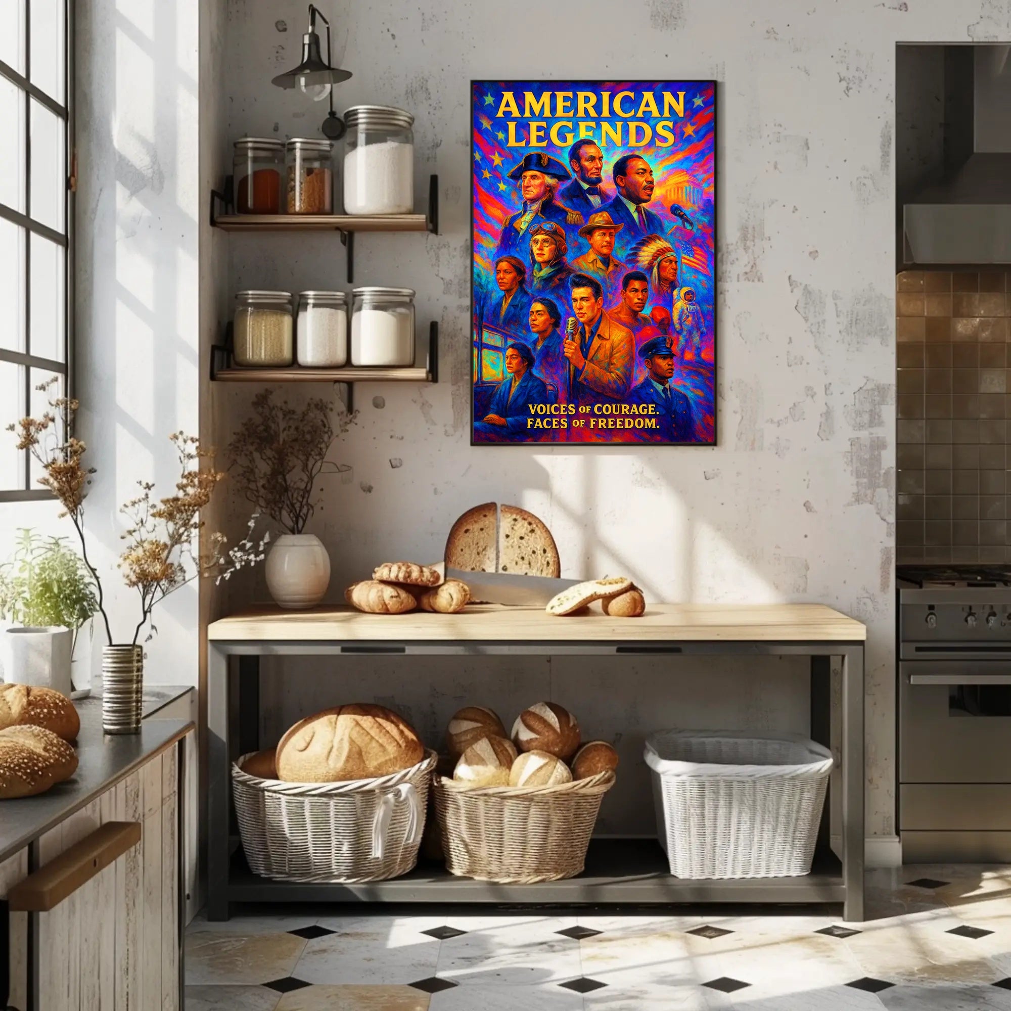 American Legends Poster PosterGoat