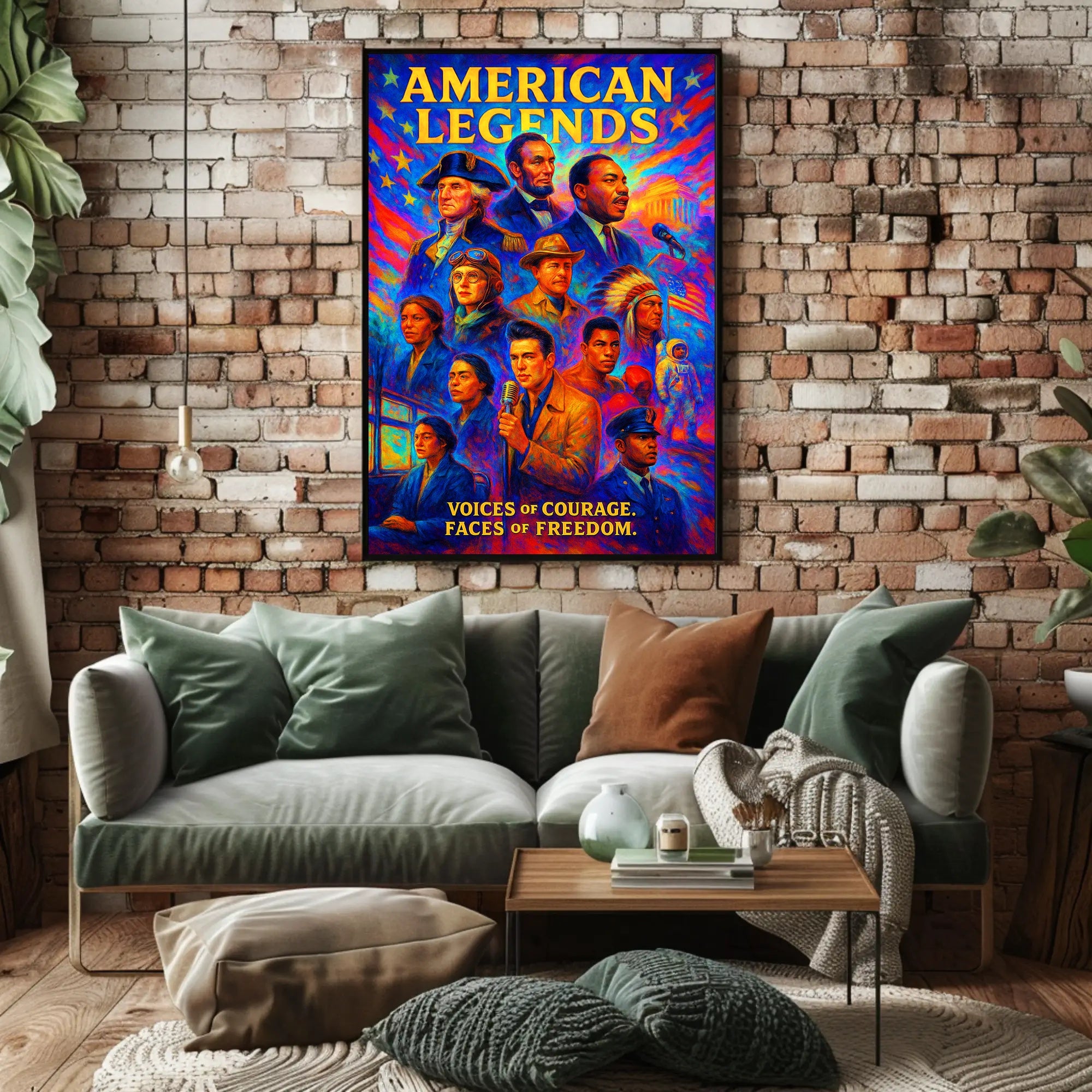 American Legends Poster PosterGoat