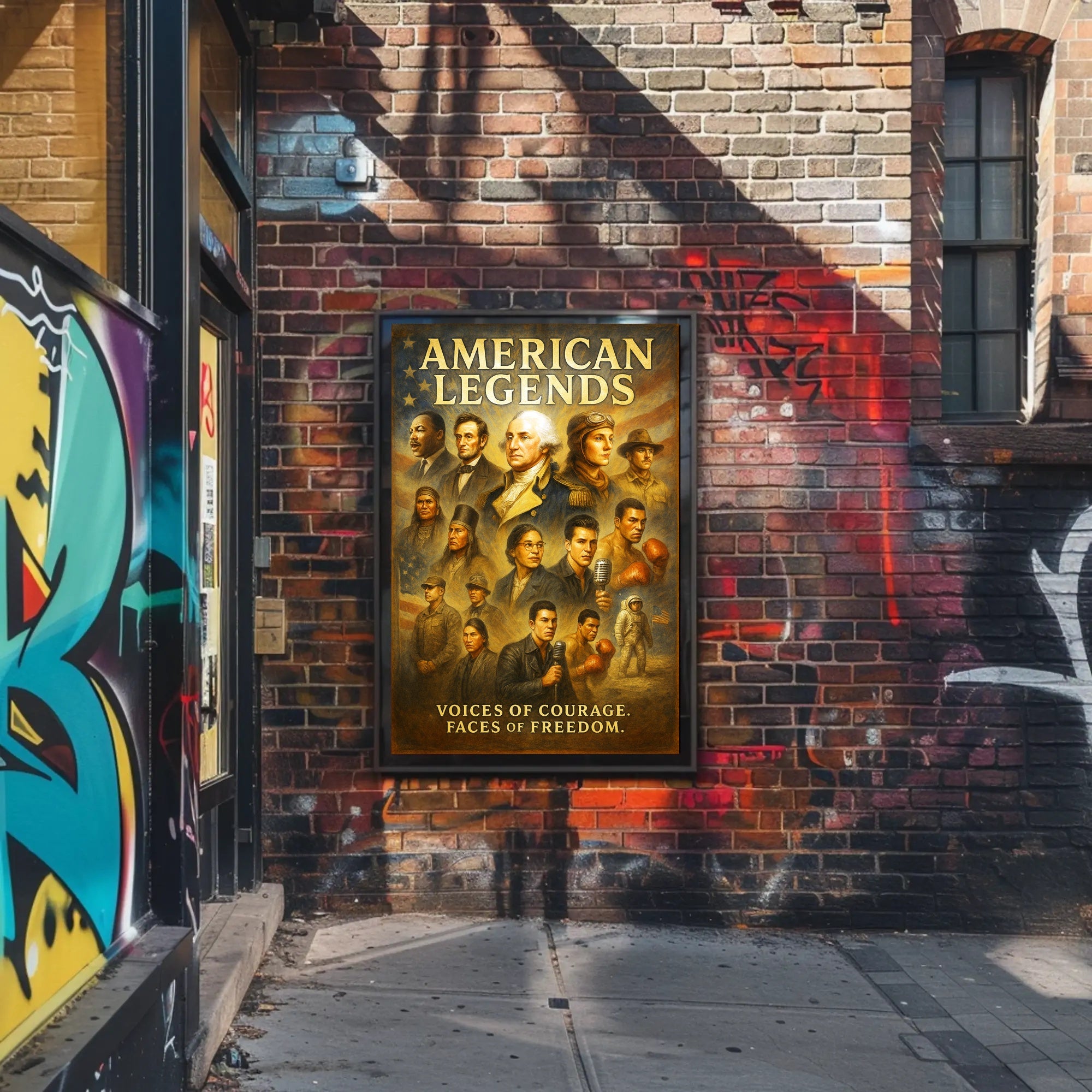 American Legends Poster PosterGoat