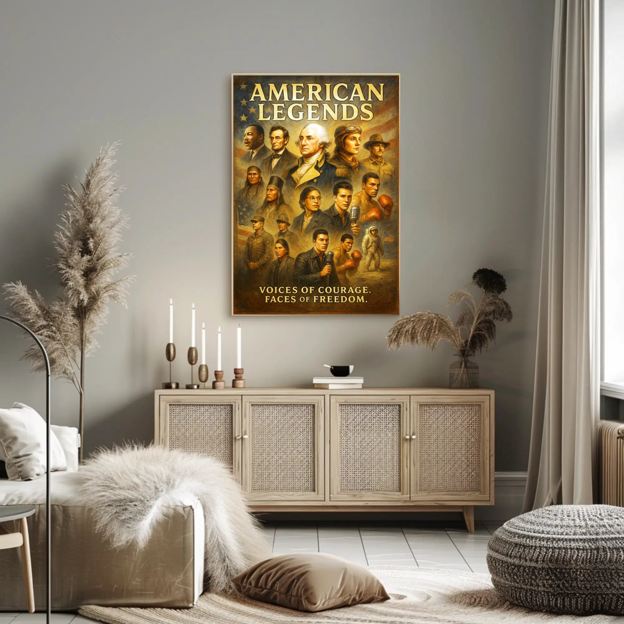 American Legends Poster PosterGoat
