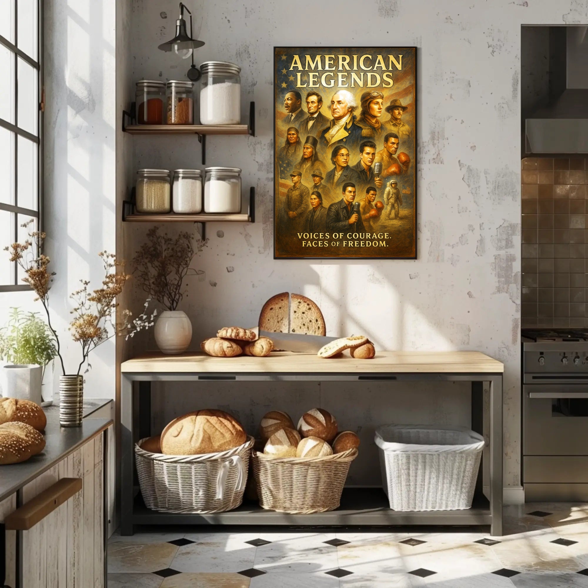 American Legends Poster PosterGoat