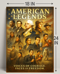 American Legends Poster PosterGoat