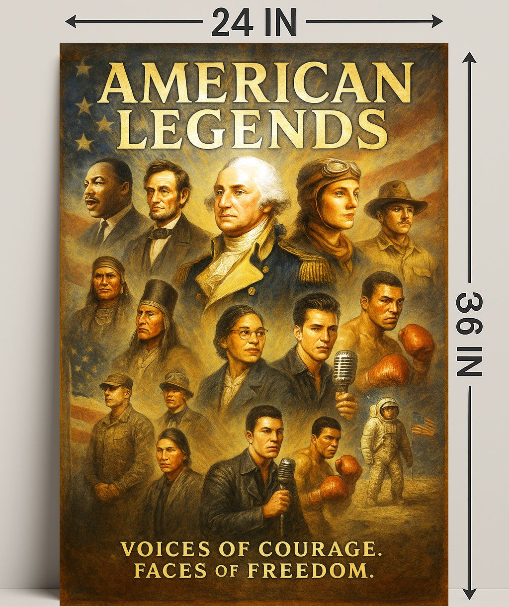 American Legends Poster PosterGoat