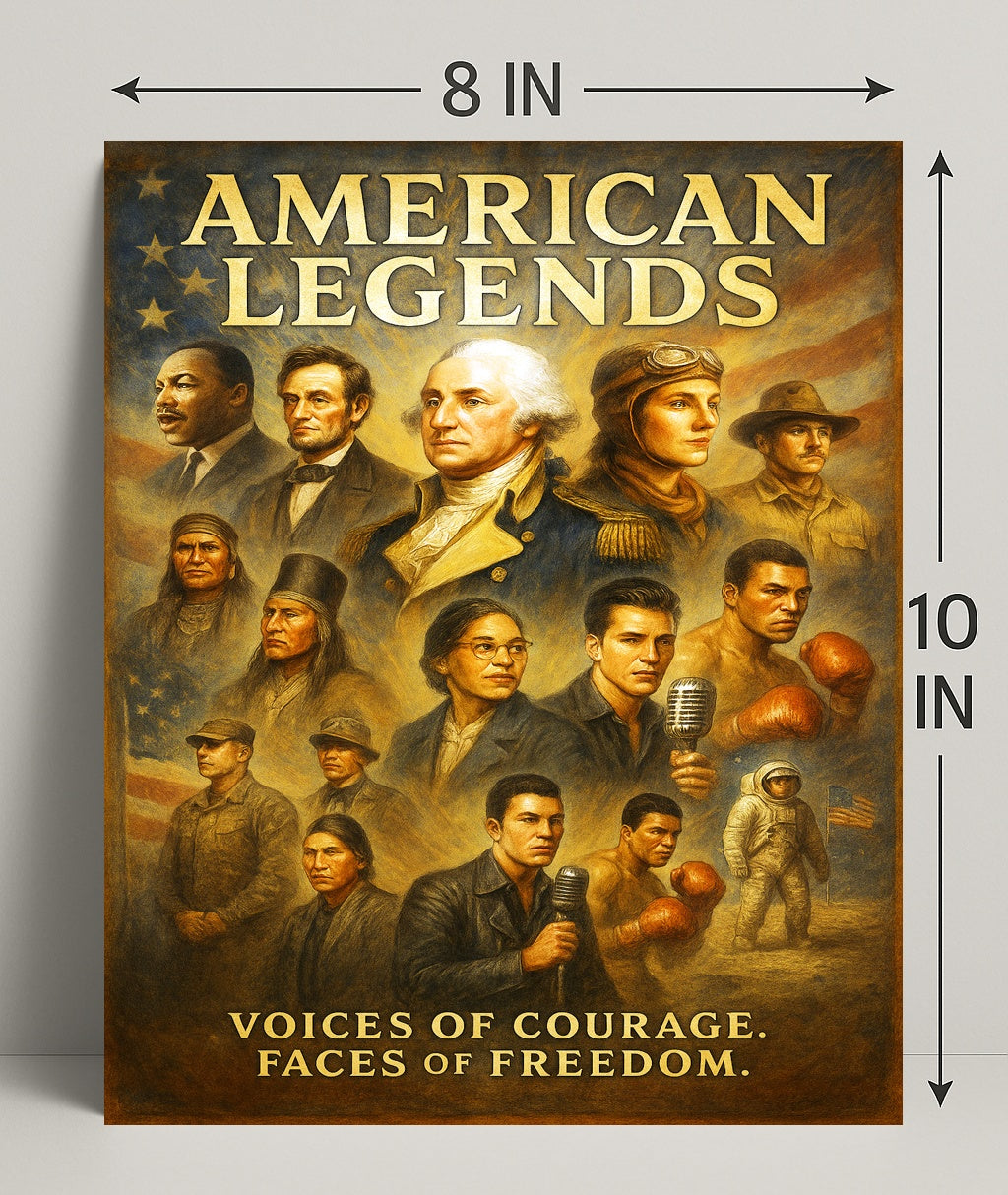 American Legends Poster PosterGoat