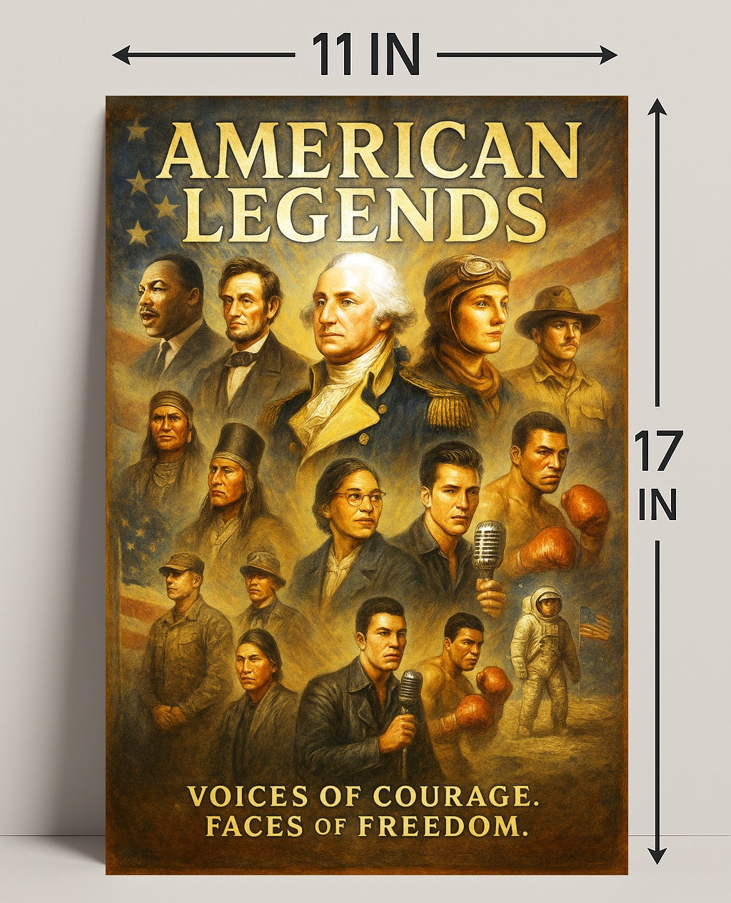 American Legends Poster PosterGoat