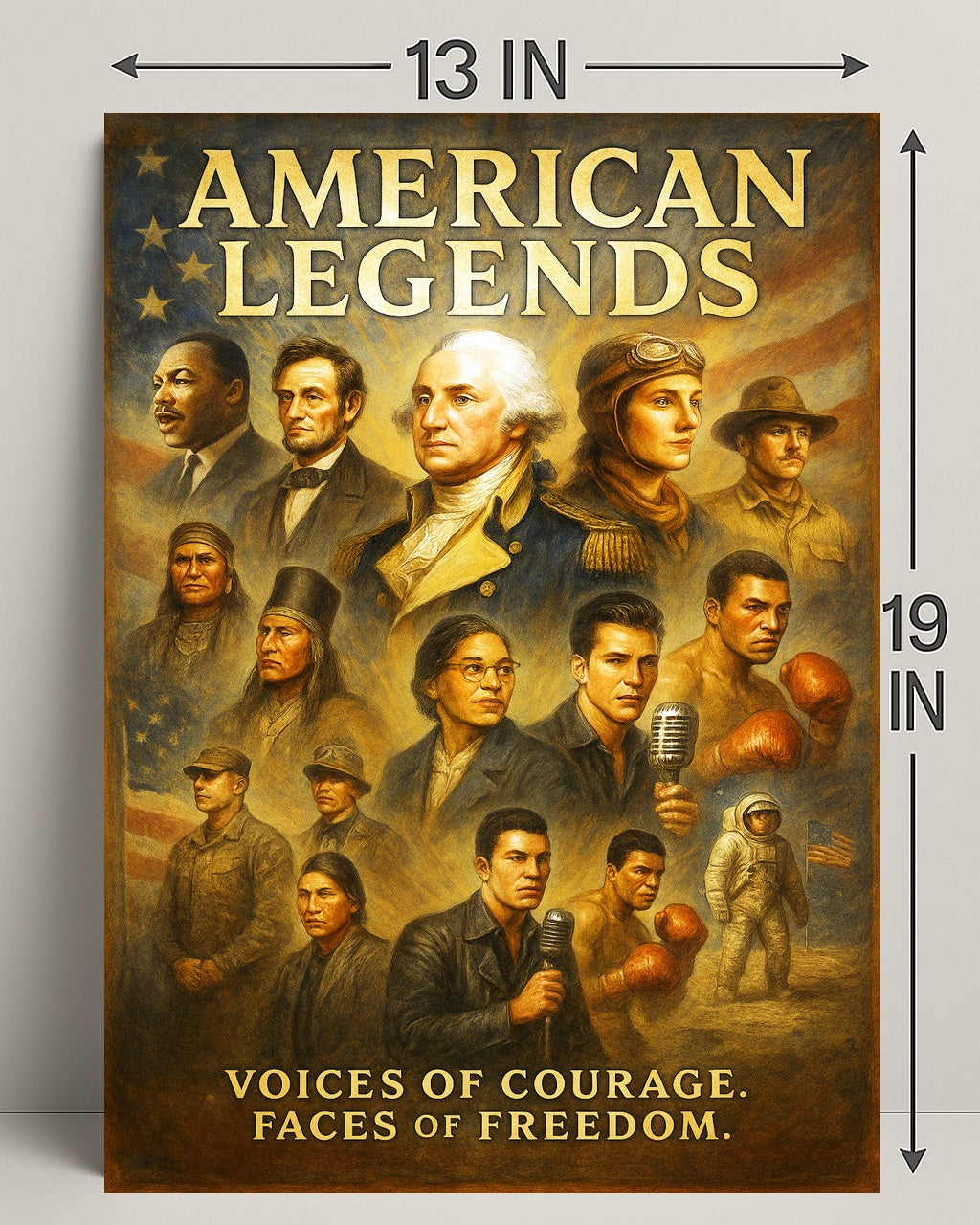 American Legends Poster PosterGoat