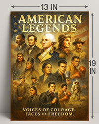 American Legends Poster PosterGoat