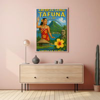 American Samoa Island Culture Travel Poster PosterGoat