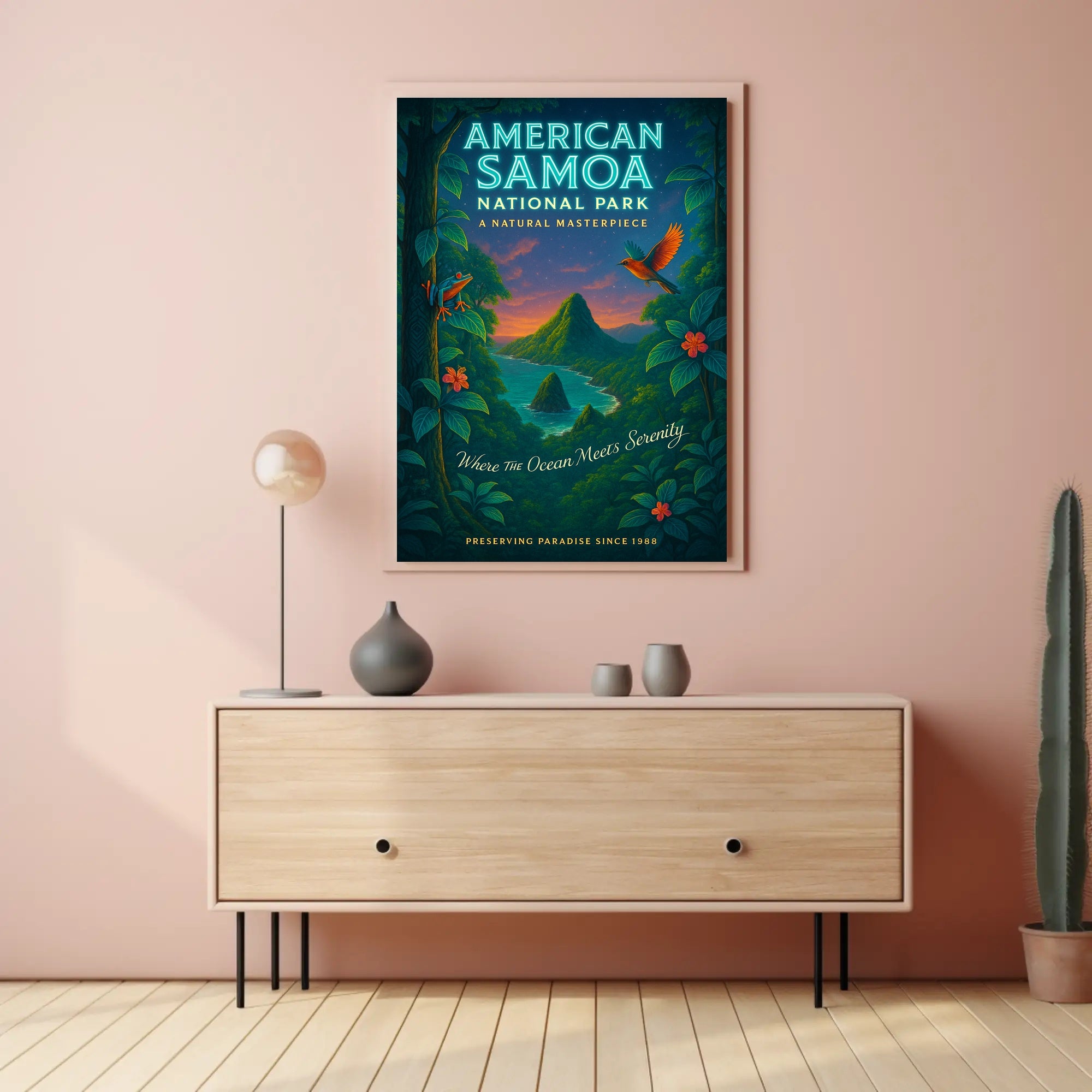 American Samoa National Park A Natural Masterpiece Poster PosterGoat