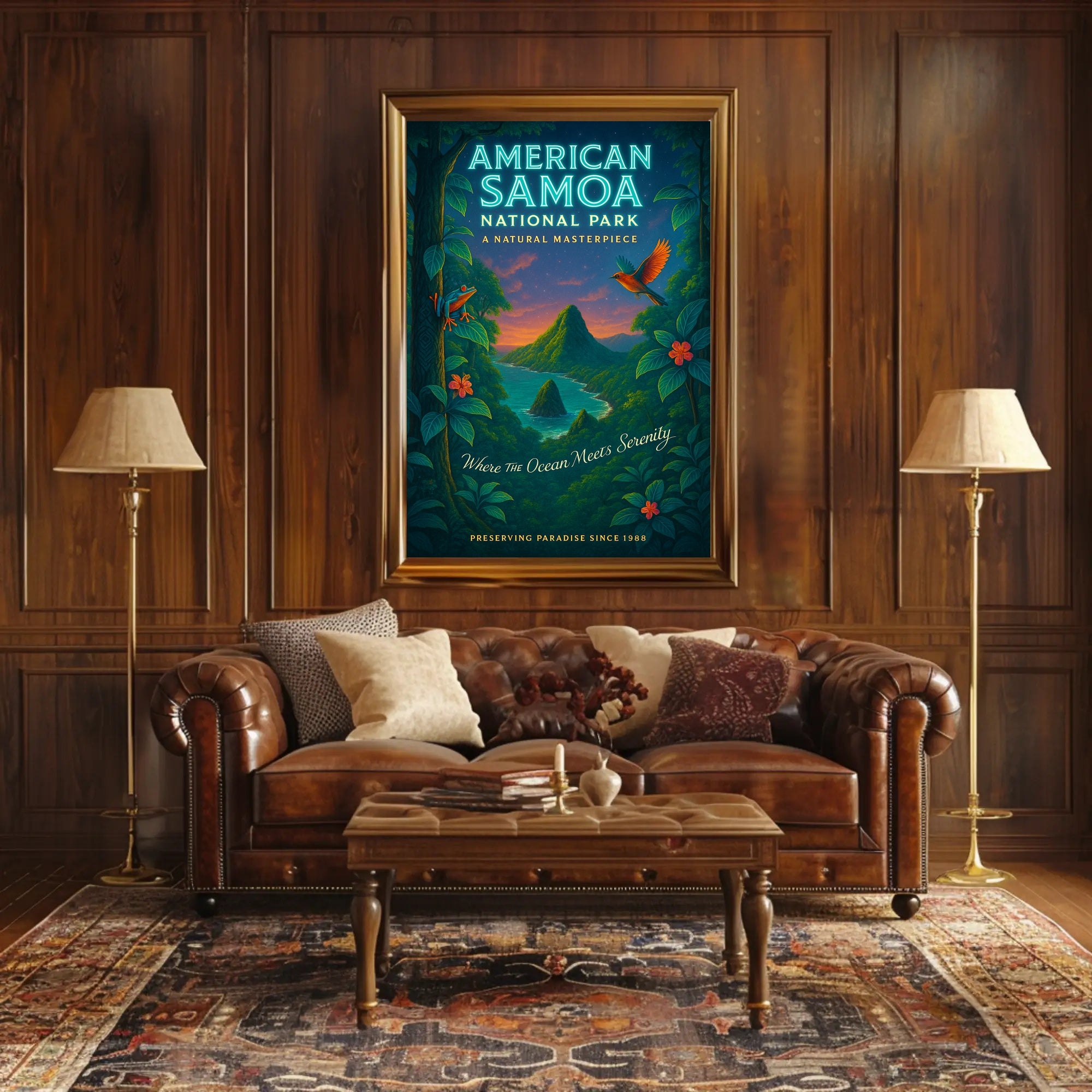 American Samoa National Park A Natural Masterpiece Poster PosterGoat