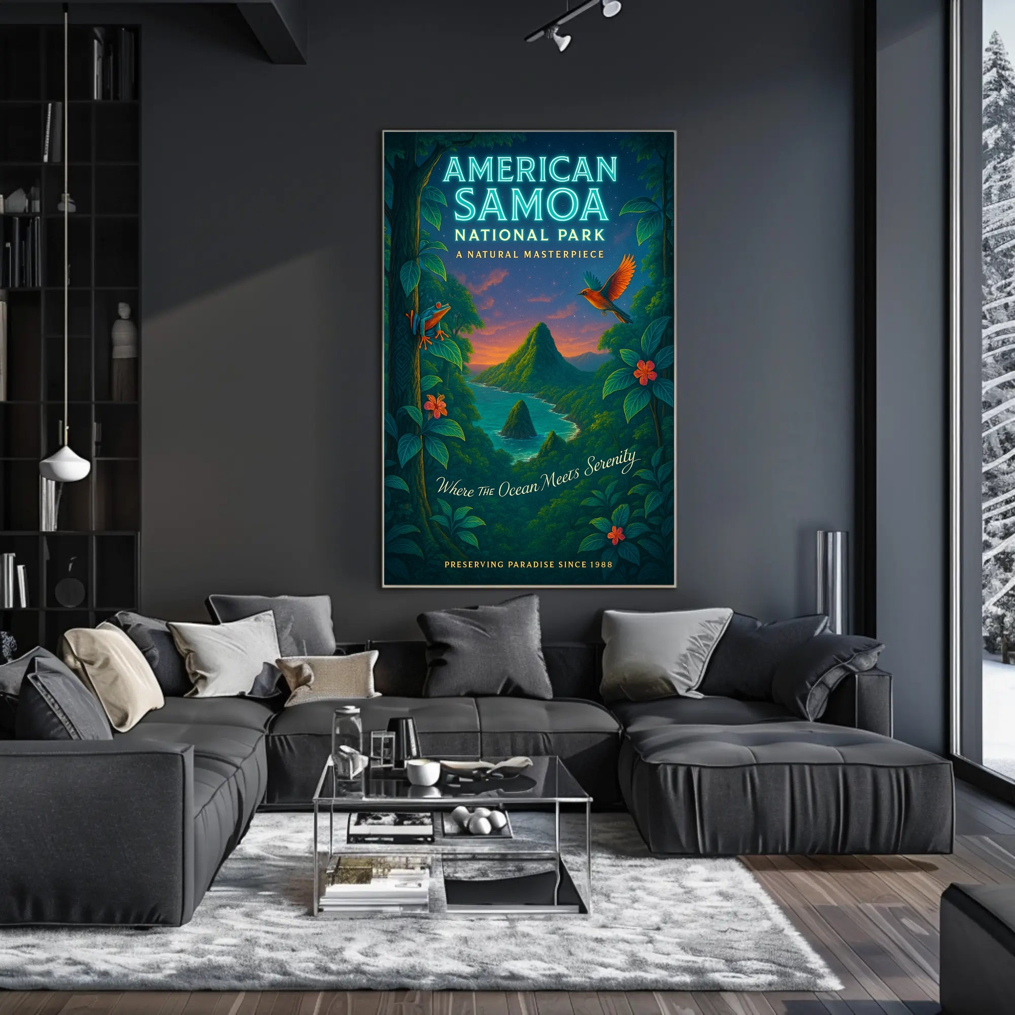 American Samoa National Park A Natural Masterpiece Poster PosterGoat