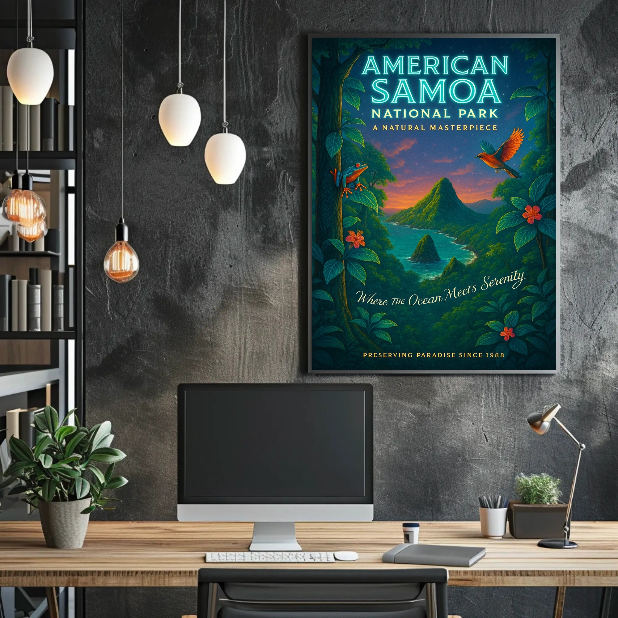 American Samoa National Park A Natural Masterpiece Poster PosterGoat