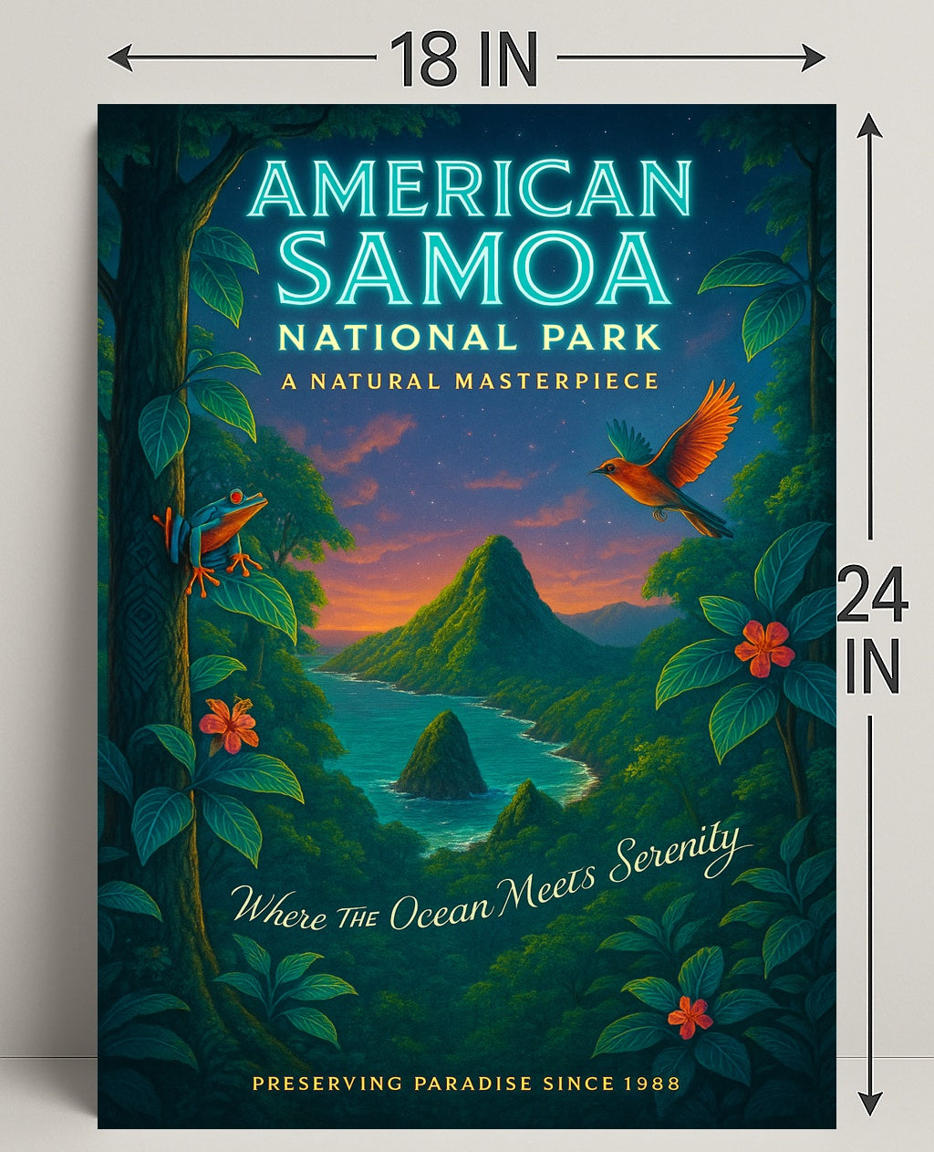 American Samoa National Park A Natural Masterpiece Poster PosterGoat