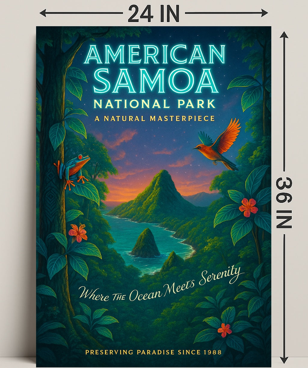 American Samoa National Park A Natural Masterpiece Poster PosterGoat
