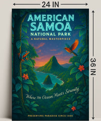 American Samoa National Park A Natural Masterpiece Poster PosterGoat