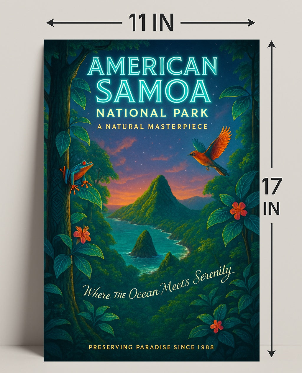 American Samoa National Park A Natural Masterpiece Poster PosterGoat