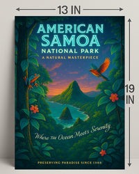 American Samoa National Park A Natural Masterpiece Poster PosterGoat