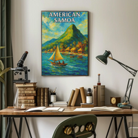 American Samoa Scenic Beauty Travel Poster PosterGoat
