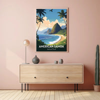 American Samoa Scenic Travel Paradise National Park Poster PosterGoat
