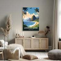 American Samoa Scenic Travel Paradise National Park Poster PosterGoat