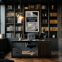 American Samoa Unique U.S. Territory Poster PosterGoat