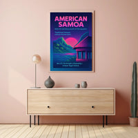 American Samoa Unique U.S. Territory Poster PosterGoat