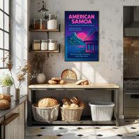 American Samoa Unique U.S. Territory Poster PosterGoat