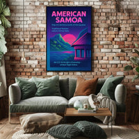American Samoa Unique U.S. Territory Poster PosterGoat