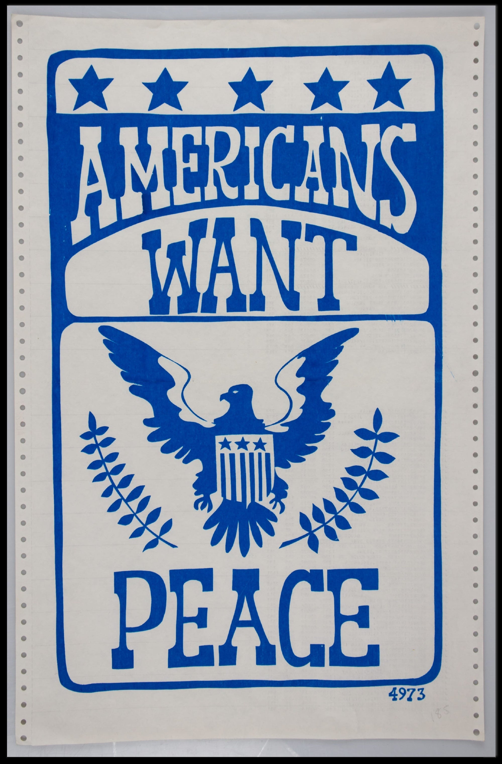 Americans Desire Peace Poster PosterGoat