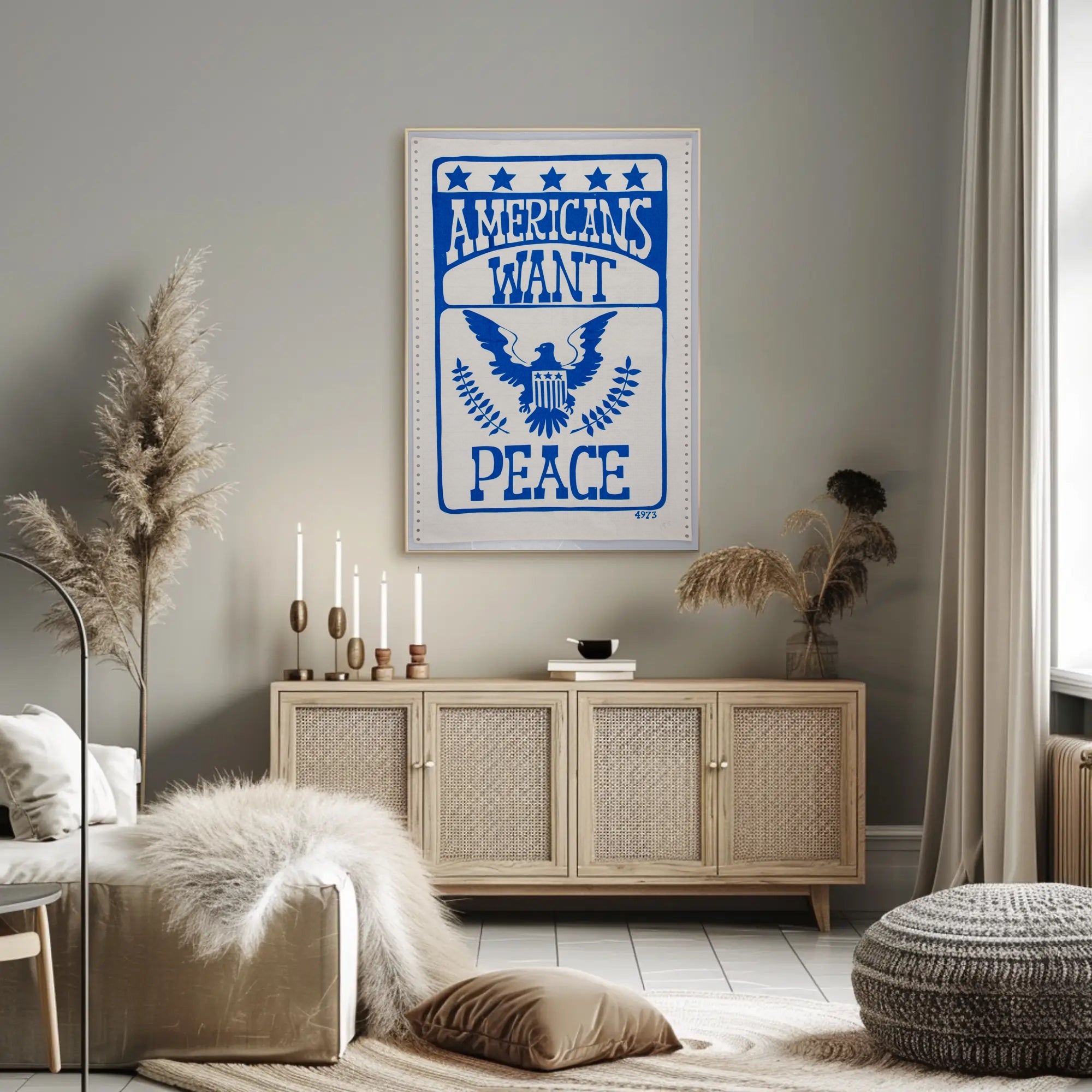 Americans Desire Peace Poster PosterGoat