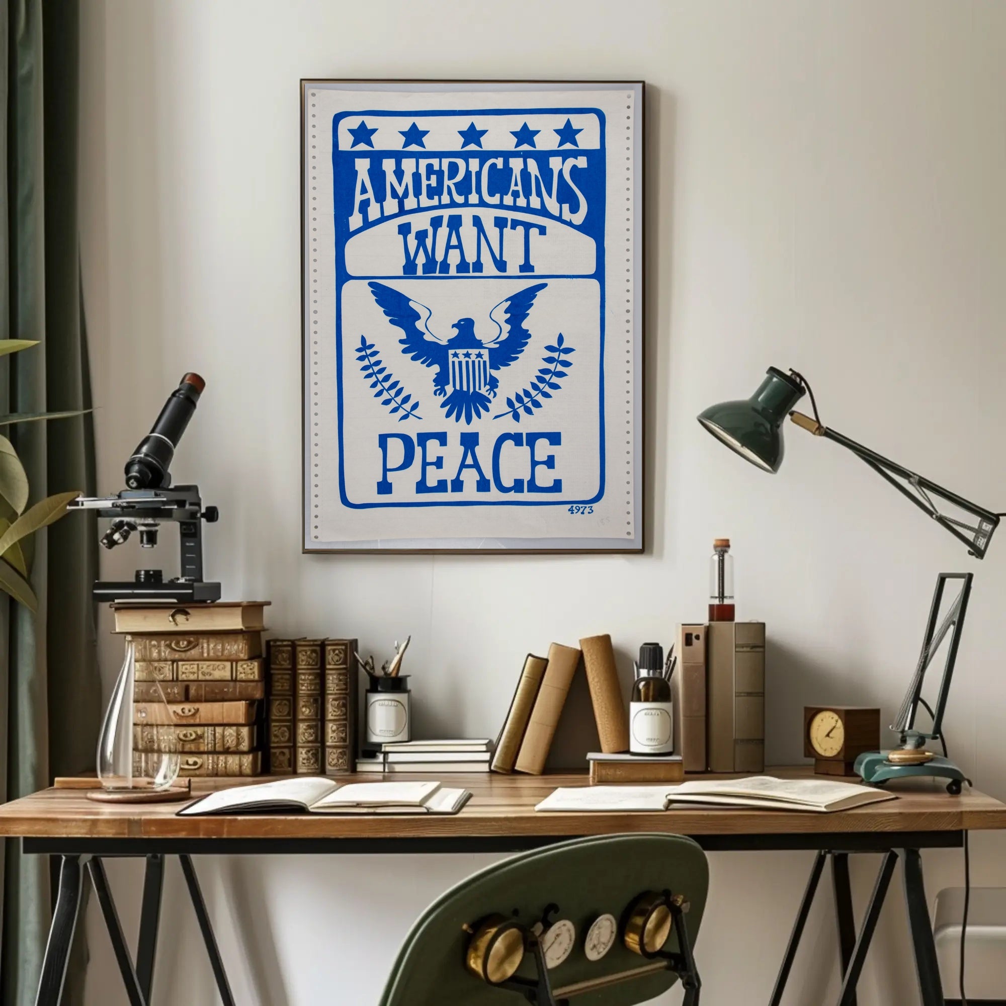 Americans Desire Peace Poster PosterGoat