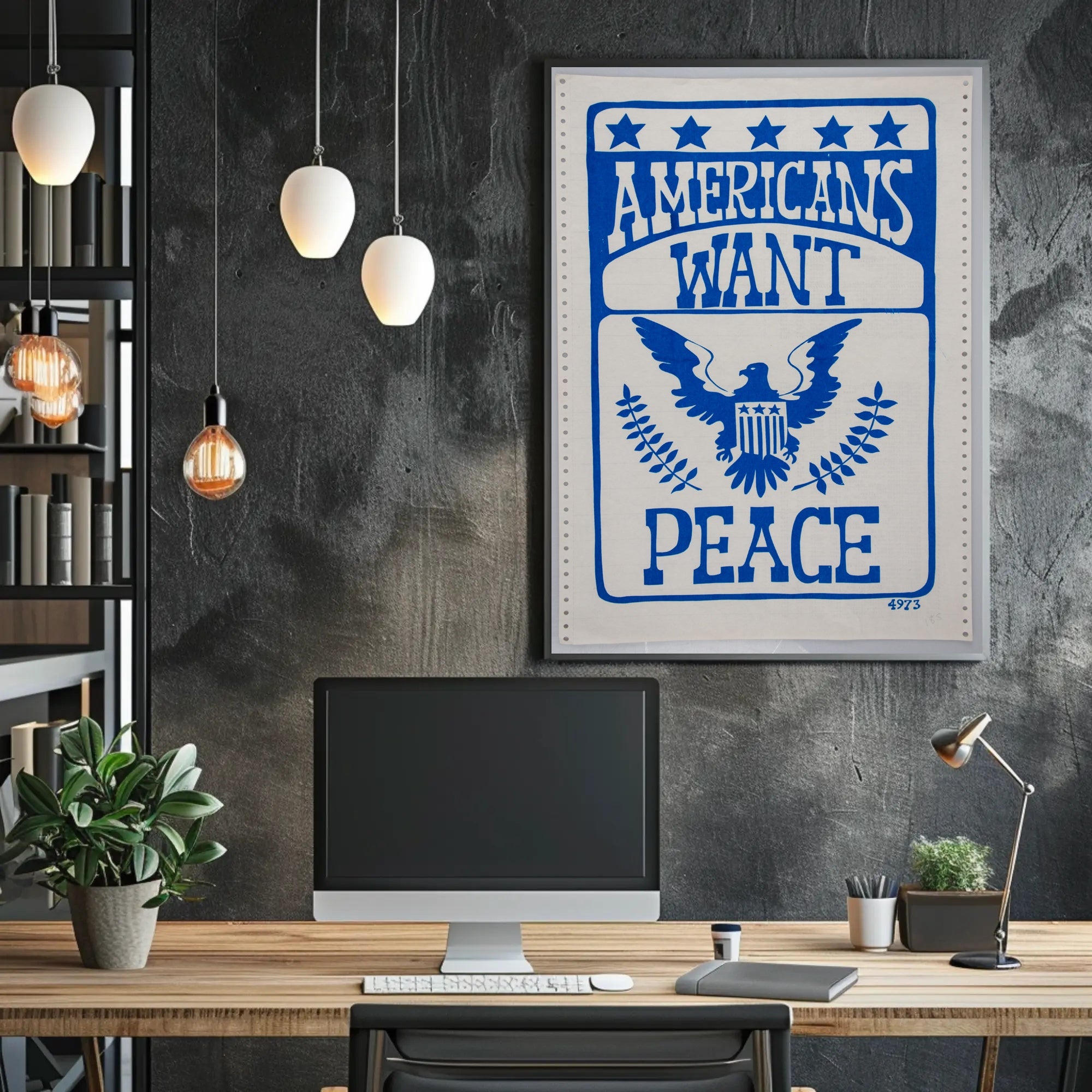 Americans Desire Peace Poster PosterGoat