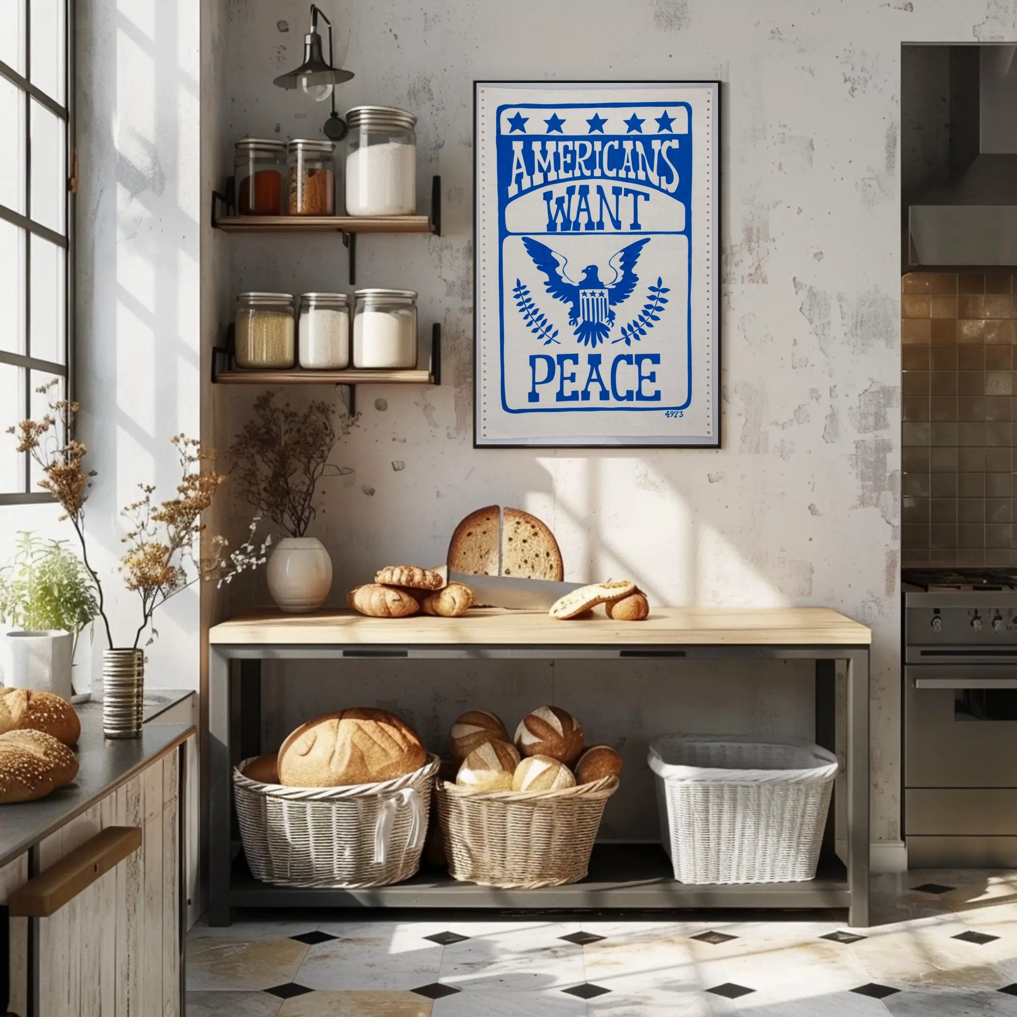 Americans Desire Peace Poster PosterGoat