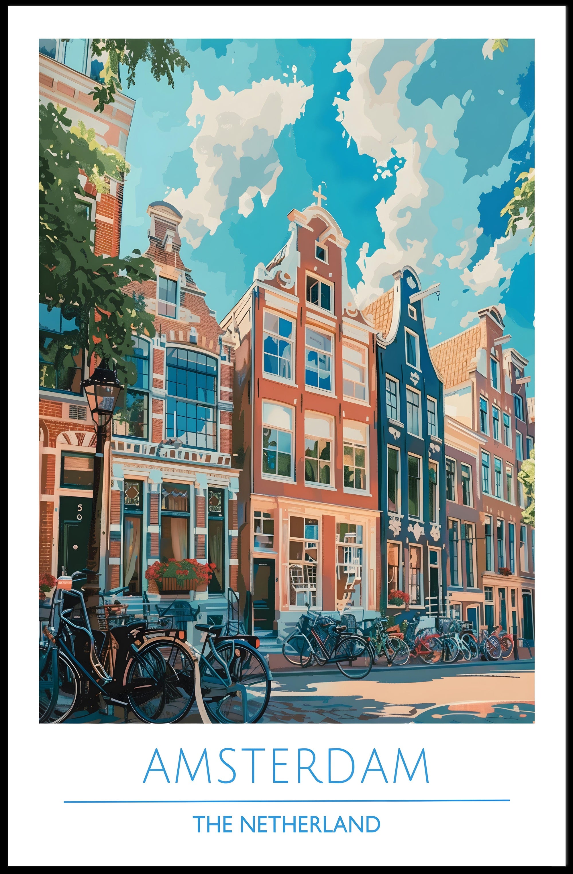 Amsterdam Charm Poster PosterGoat