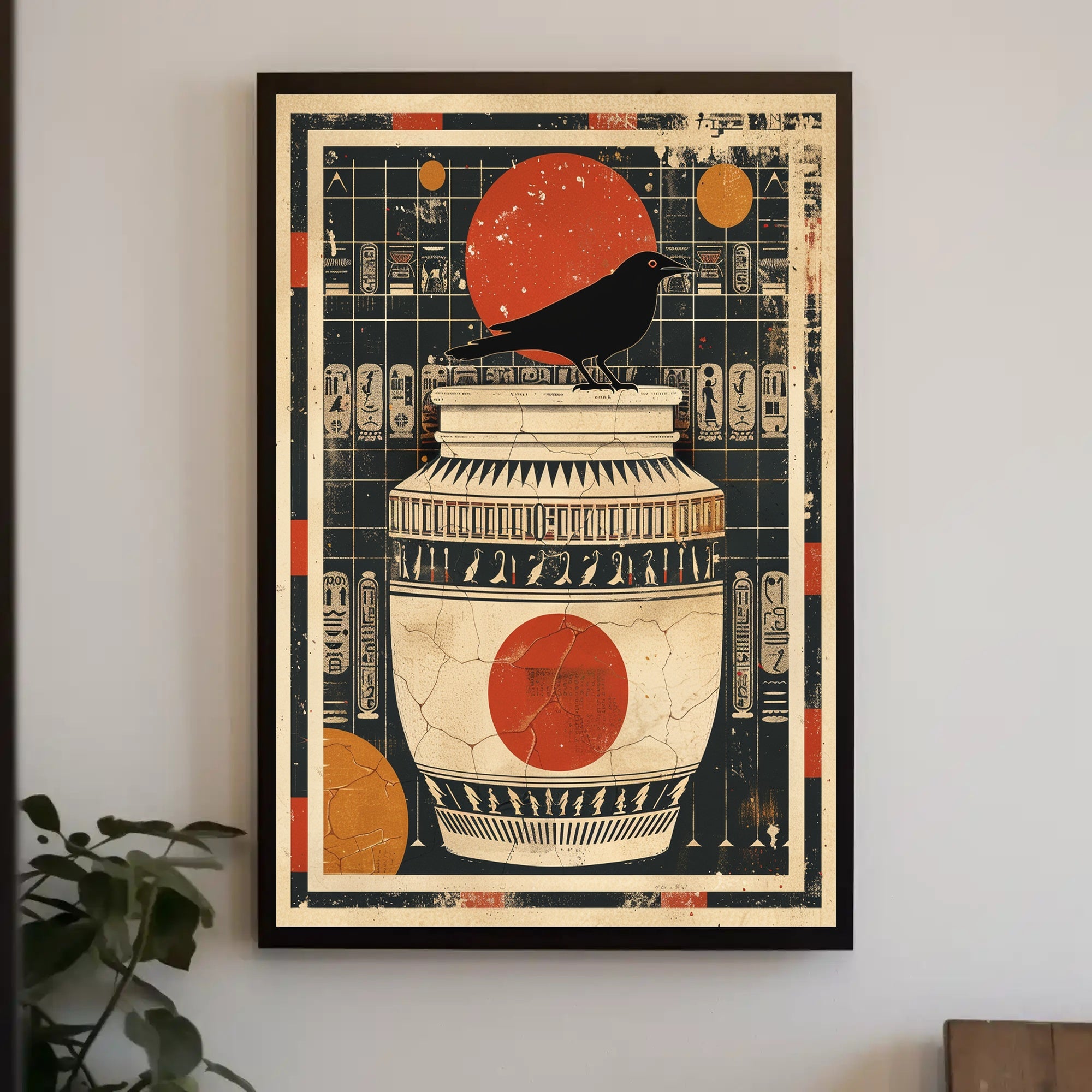 Ancient Egyptian Mystical Art Cultural or Heritage Poster PosterGoat