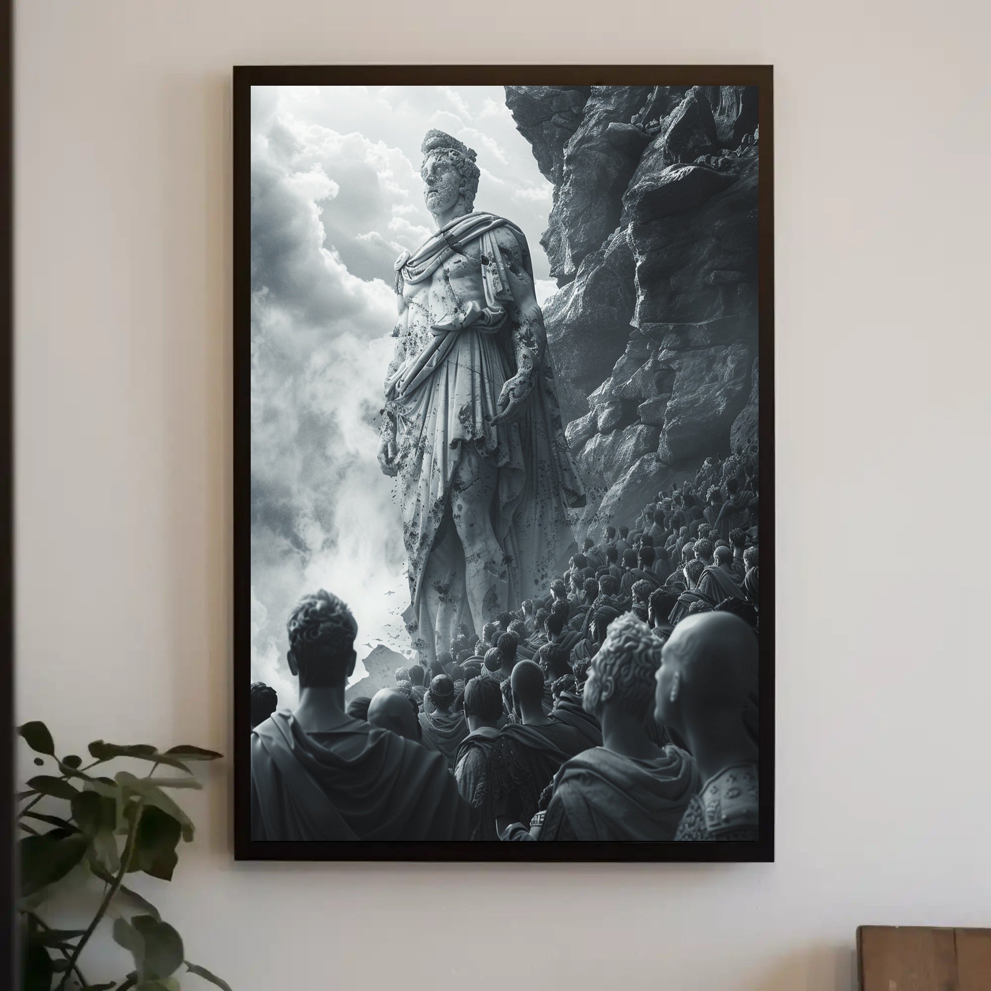 Ancient Monumental Statue Art Cultural Heritage Poster PosterGoat