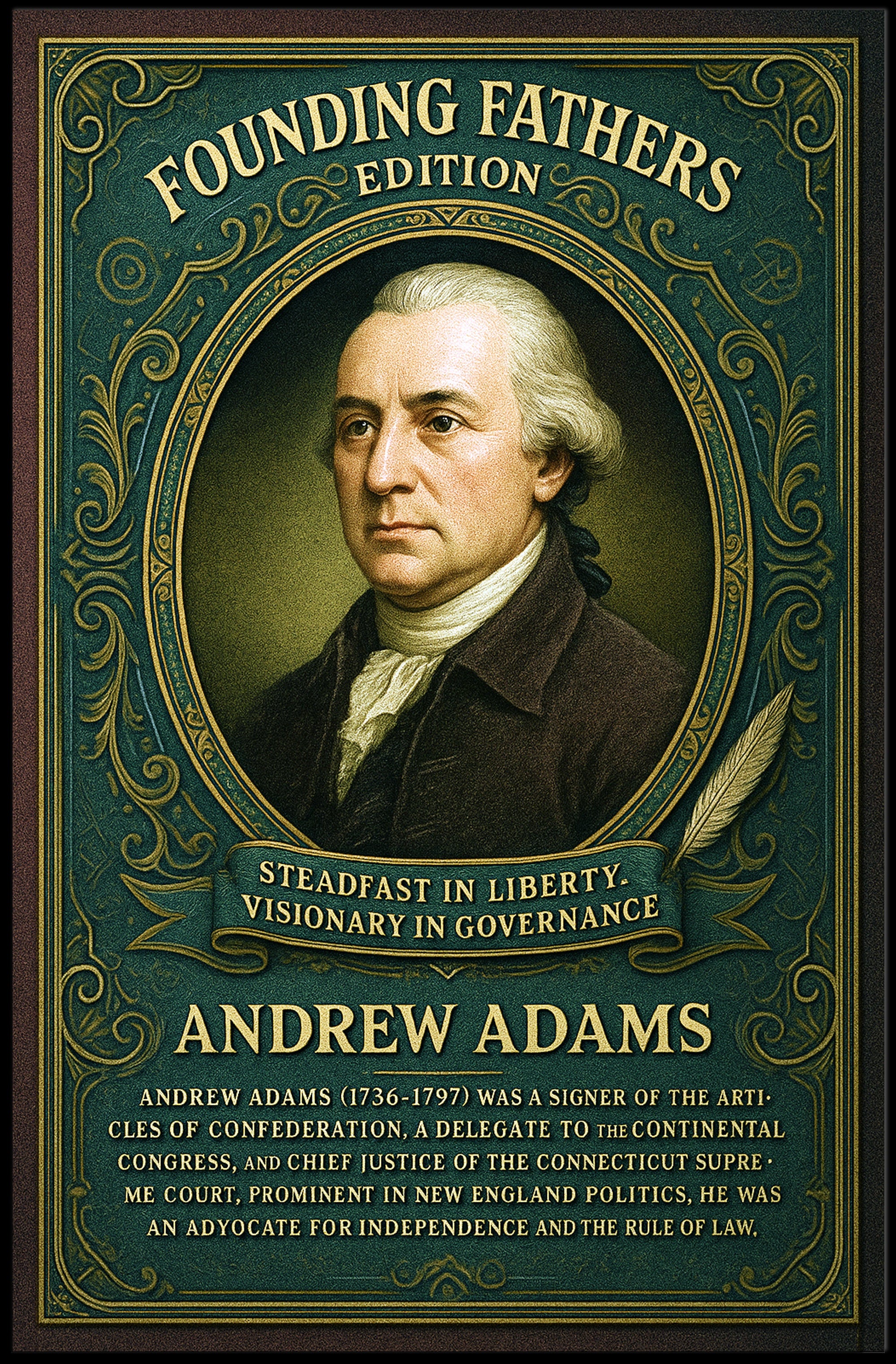 Andrew Adams Founding Father Poster PosterGoat