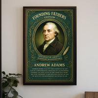 Andrew Adams Founding Father Poster PosterGoat
