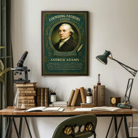 Andrew Adams Founding Father Poster PosterGoat