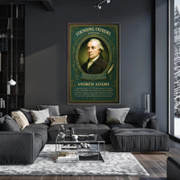 Andrew Adams Founding Father Poster PosterGoat