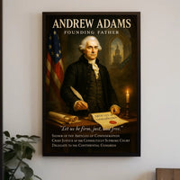 Andrew Adams Founding Father Poster PosterGoat