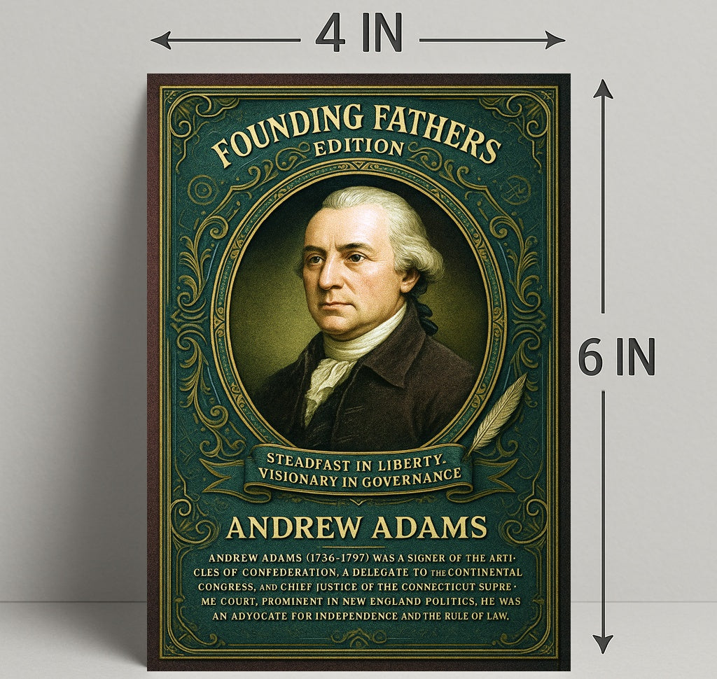 Andrew Adams Founding Father Poster PosterGoat